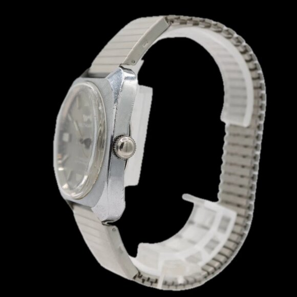 Vintage 35mm Waltham CS31 Men\'s Automatic Wristwatch PUW 1561 USA Chrome Plated main image 5